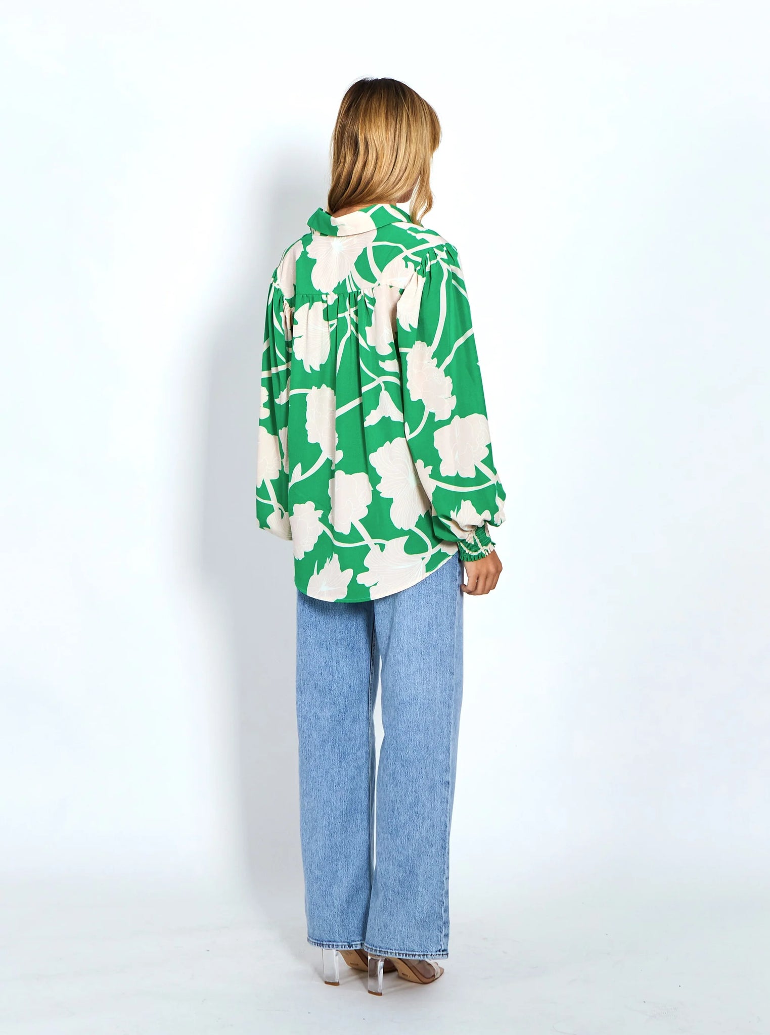 Kate Shirt - Green Leaf