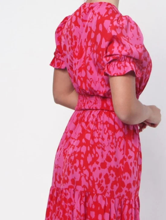 Dina Dress - Hot Pink