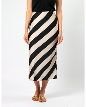 Angelina Skirt - Black White