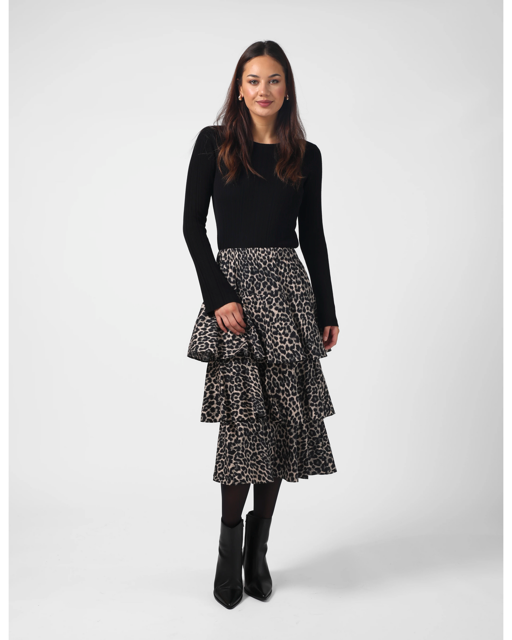 Ellie Skirt - Leopard