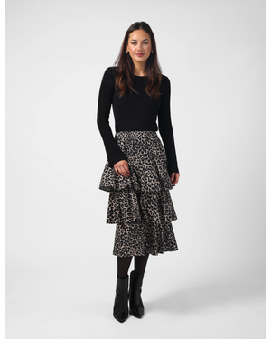 Ellie Skirt - Leopard