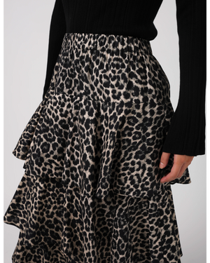 Ellie Skirt - Leopard
