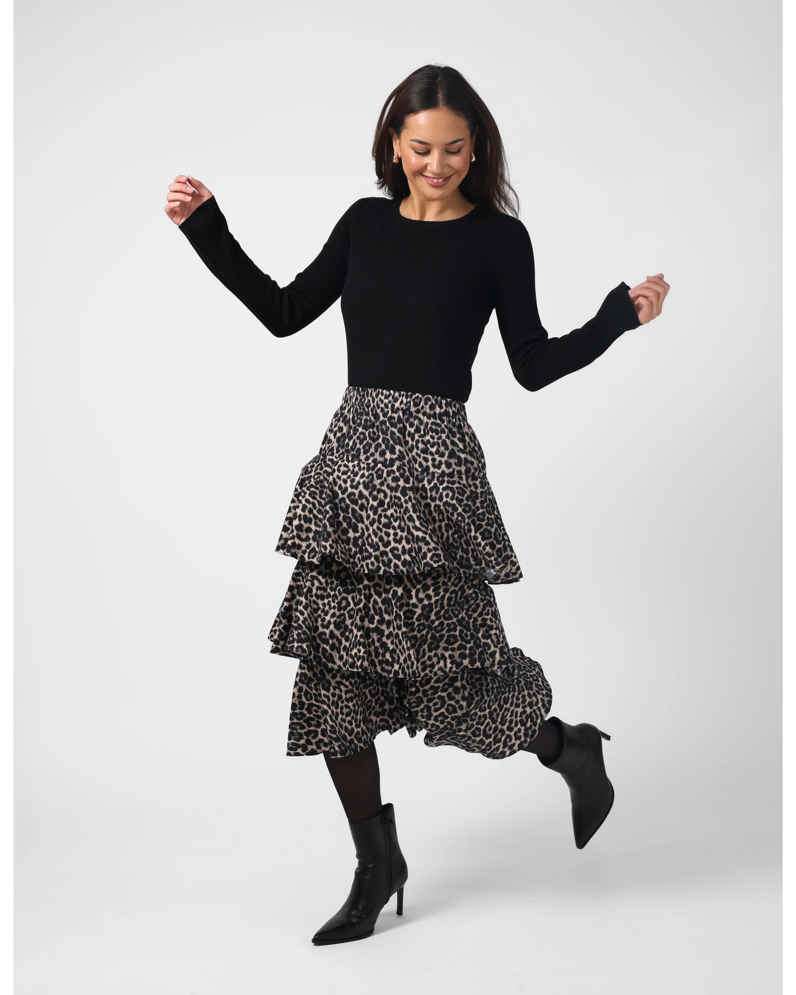 Ellie Skirt - Leopard