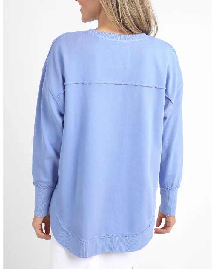 Simplified Crew - Neon Blue