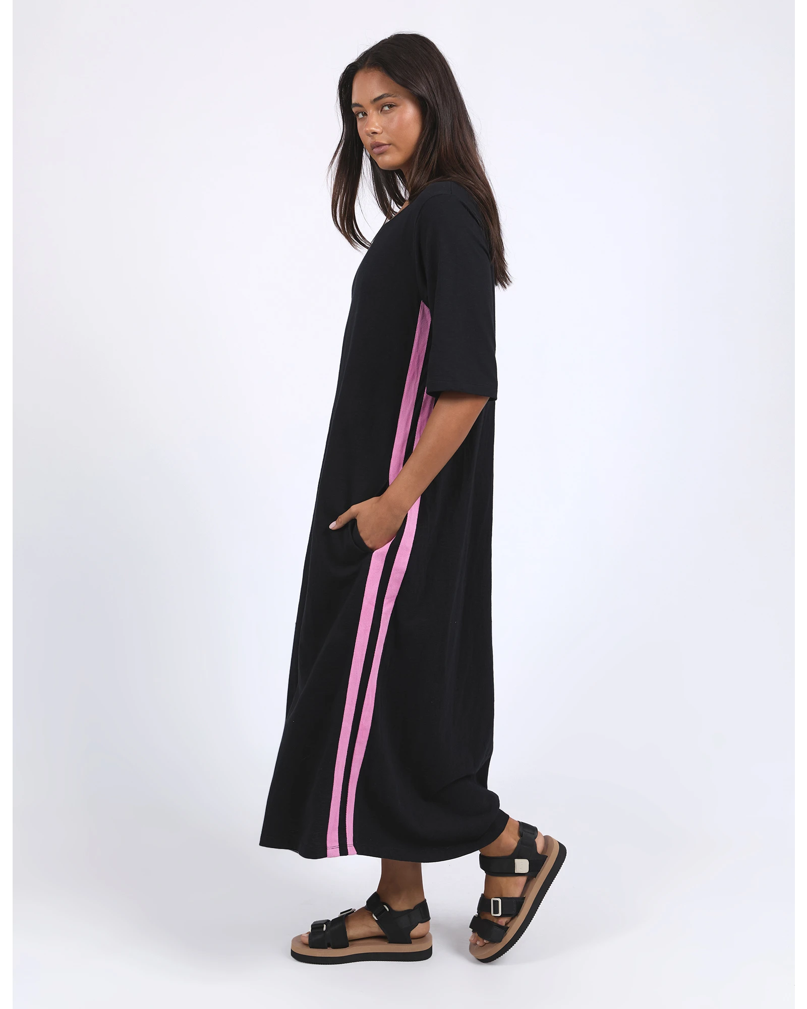 Recovery Dress 3/4 Sleeve - Black