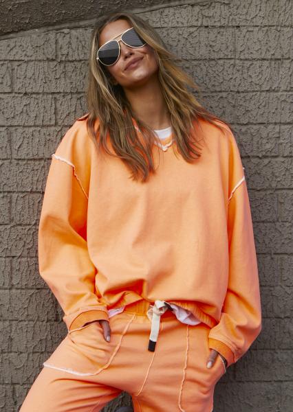 Capri Neon Sweat - Orange