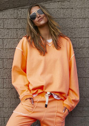 Capri Neon Sweat - Orange
