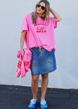 1976 Dreamer Tee - Hot Pink PREORDER