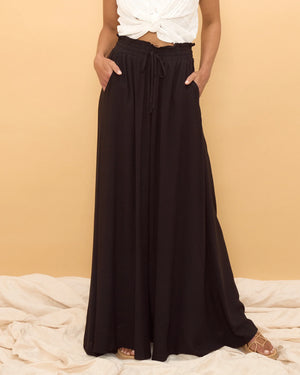 Kaitlyn Wide Leg Pants - Black