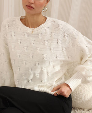 Linnita Puffy Sleeve Jumper - Black