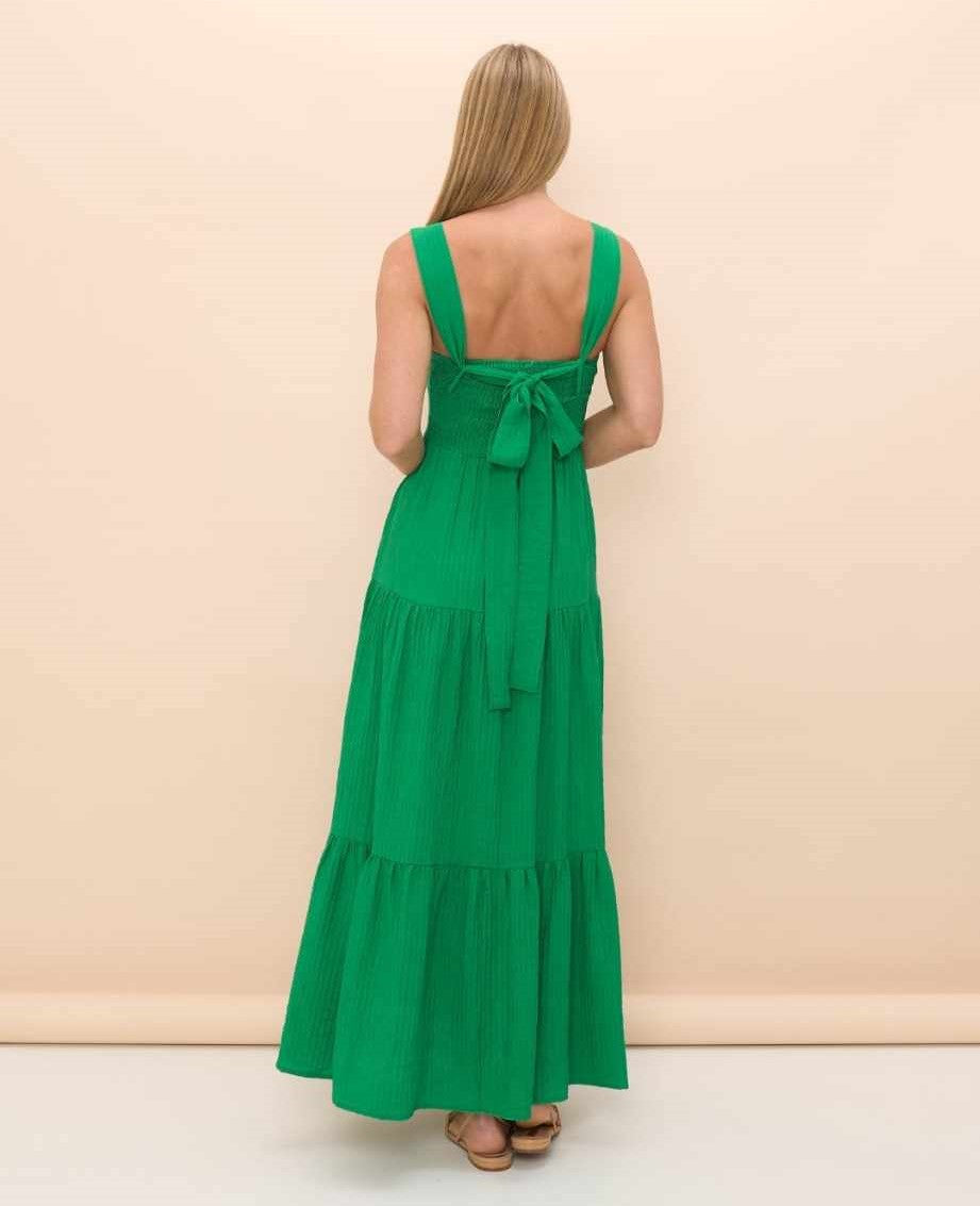 Grace Green Sundress - Green