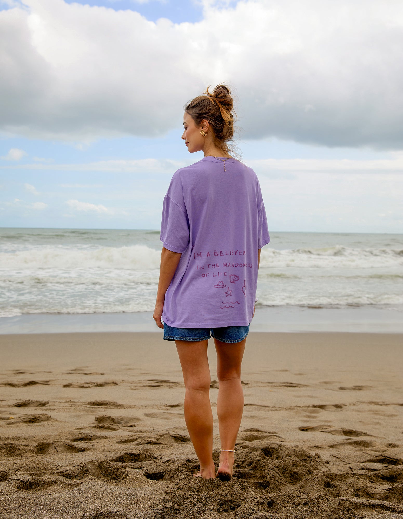 Random & Art Tee - Lavender