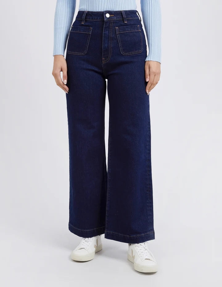 Sarah Wide Leg Jean - Indigo Blue