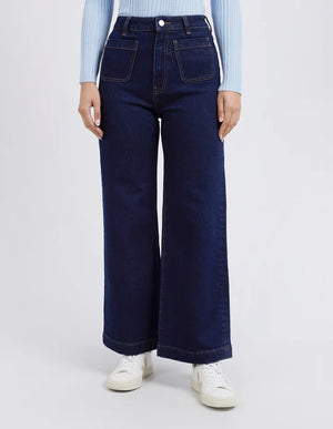 Sarah Wide Leg Jean - Indigo Blue
