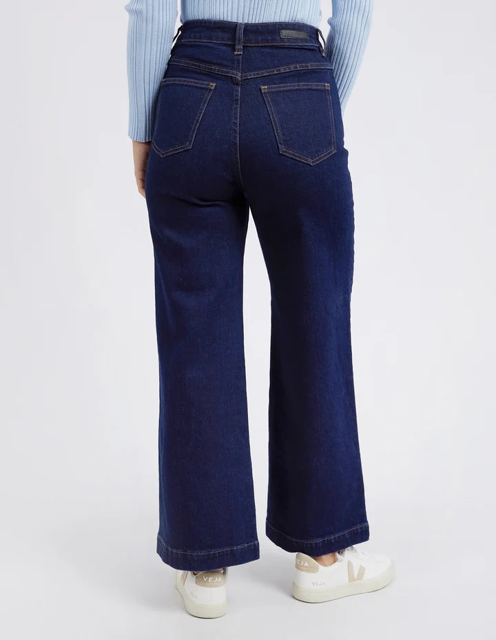 Sarah Wide Leg Jean - Indigo Blue