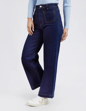 Sarah Wide Leg Jean - Indigo Blue