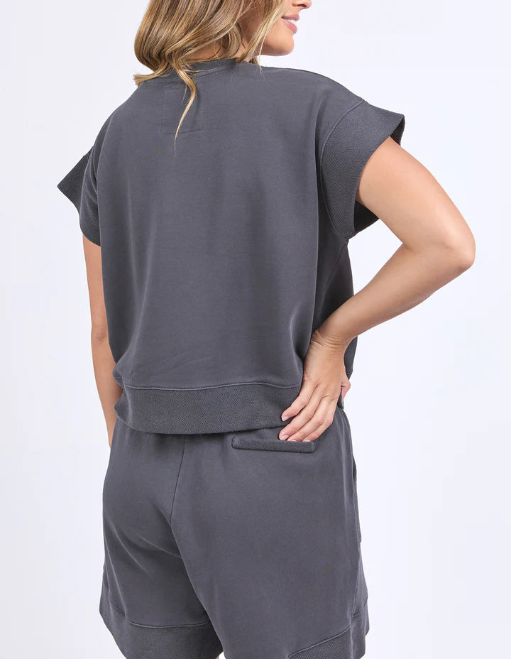 Hustler Tee - Charcoal