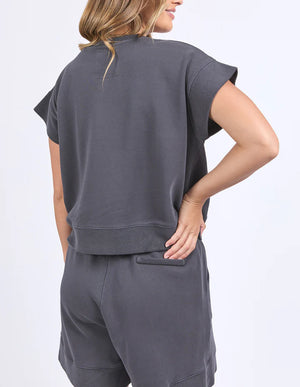 Hustler Tee - Charcoal