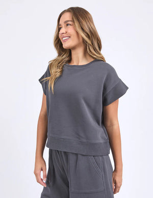 Hustler Tee - Charcoal