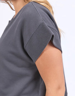 Hustler Tee - Charcoal