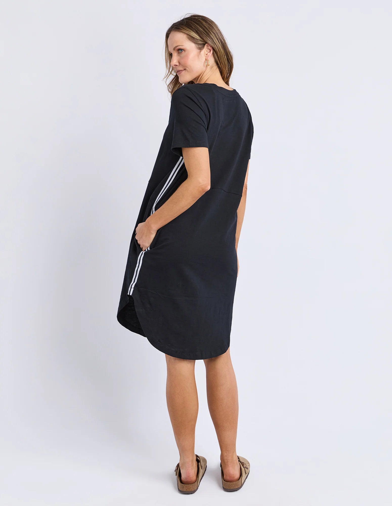 Bay Tape Dress - Black