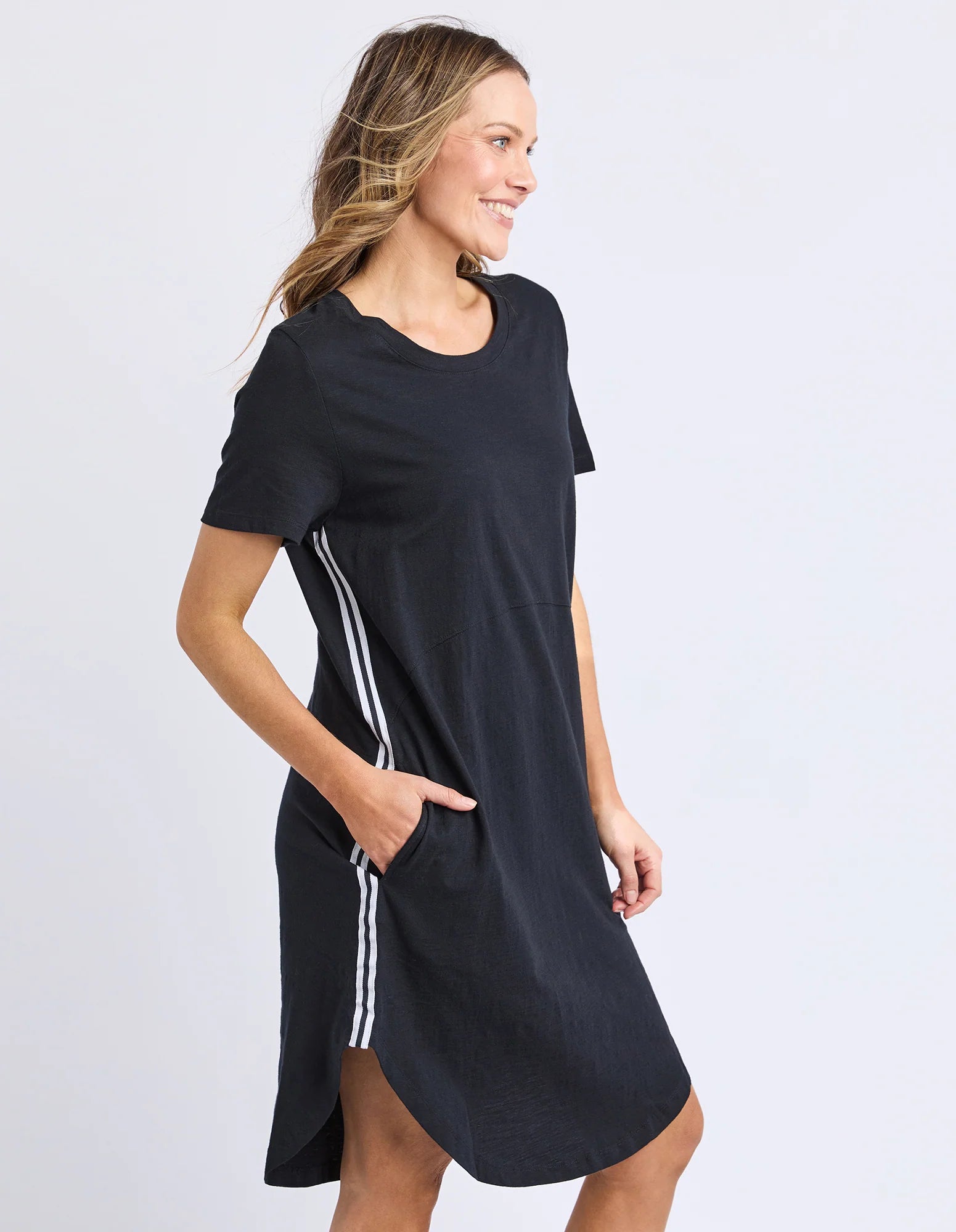Bay Tape Dress - Black