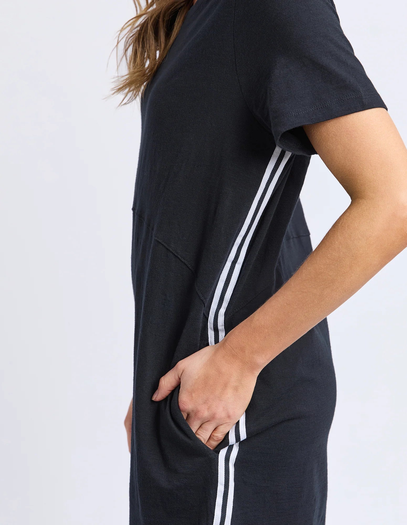 Bay Tape Dress - Black