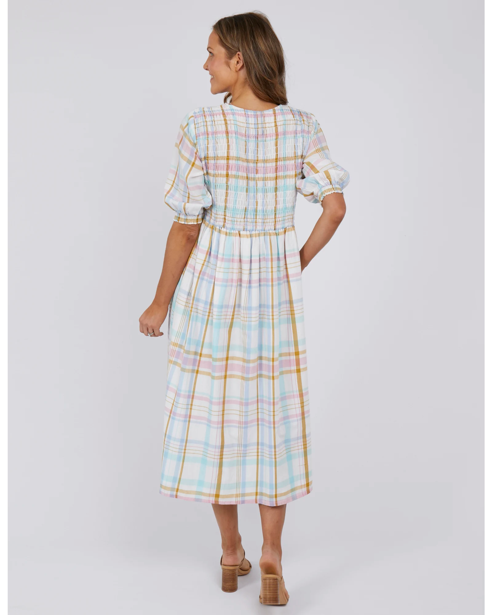 Greta Check Dress - Multi Check