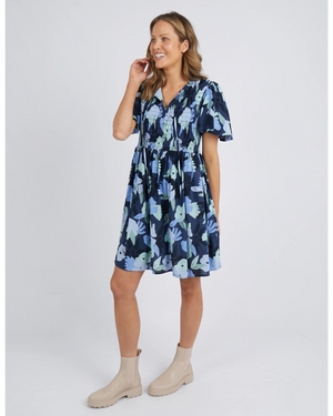 Magnolia Dress - Navy