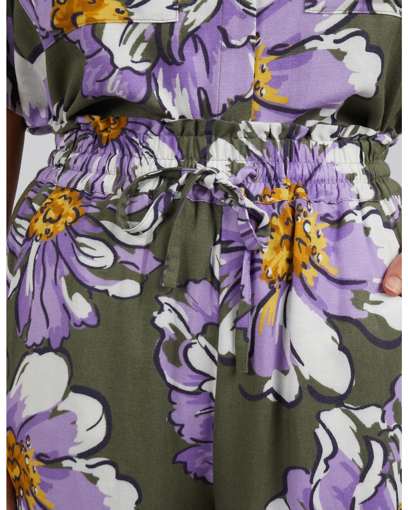 Antheia Wide Leg Pant - Floral