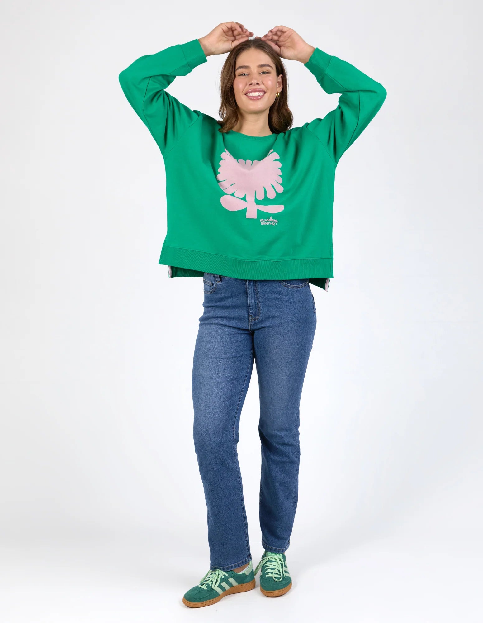 Madeleine Stamer Crew - Pine Green