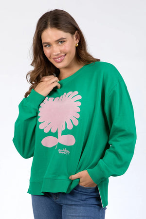 Madeleine Stamer Crew - Pine Green