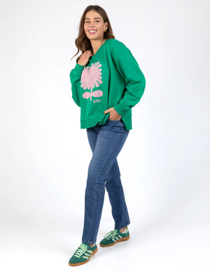 Madeleine Stamer Crew - Pine Green
