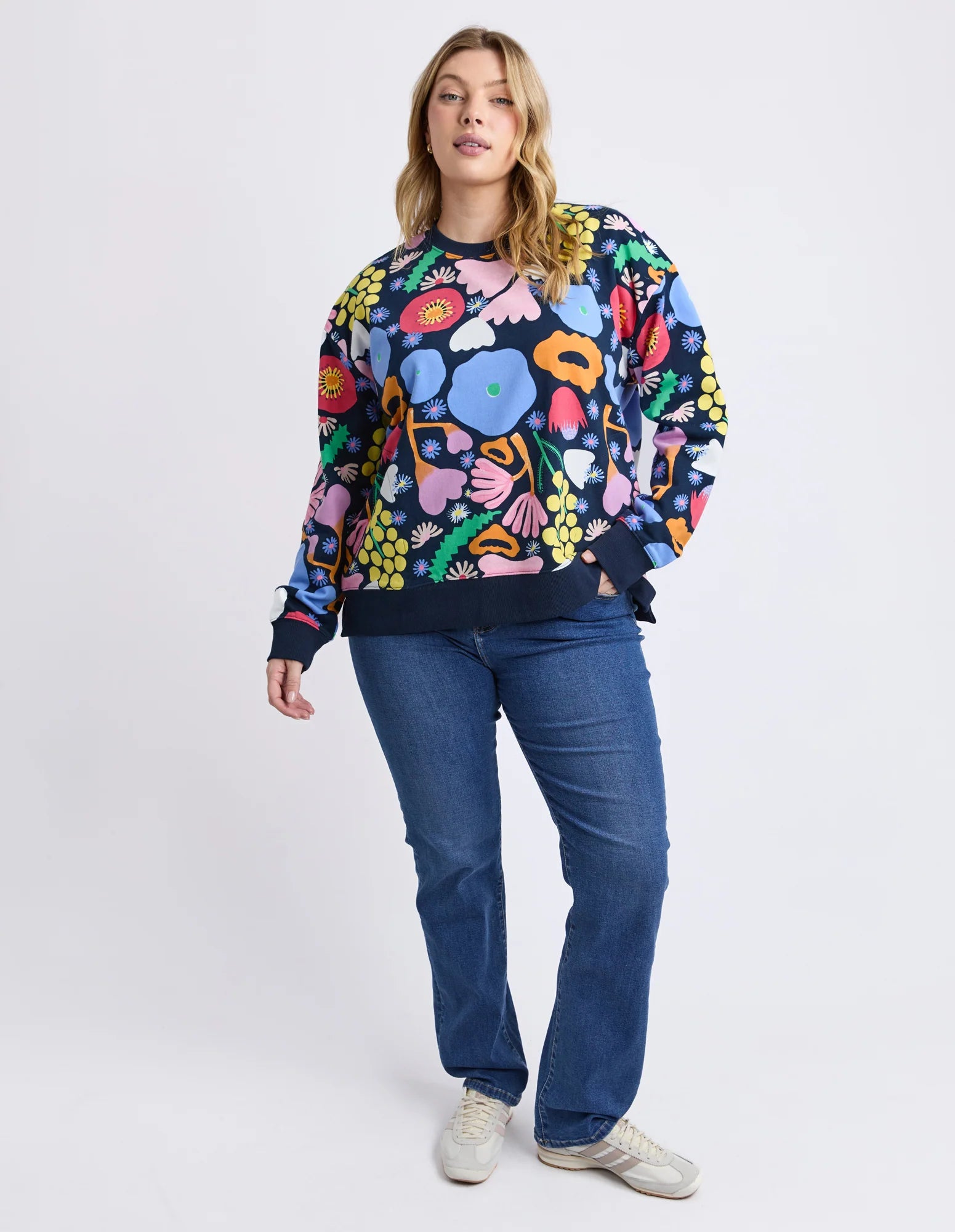 Flower Medley Crew - Multi
