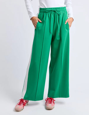 Carmen Wide Leg Pant - Pine Green
