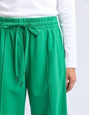 Carmen Wide Leg Pant - Pine Green