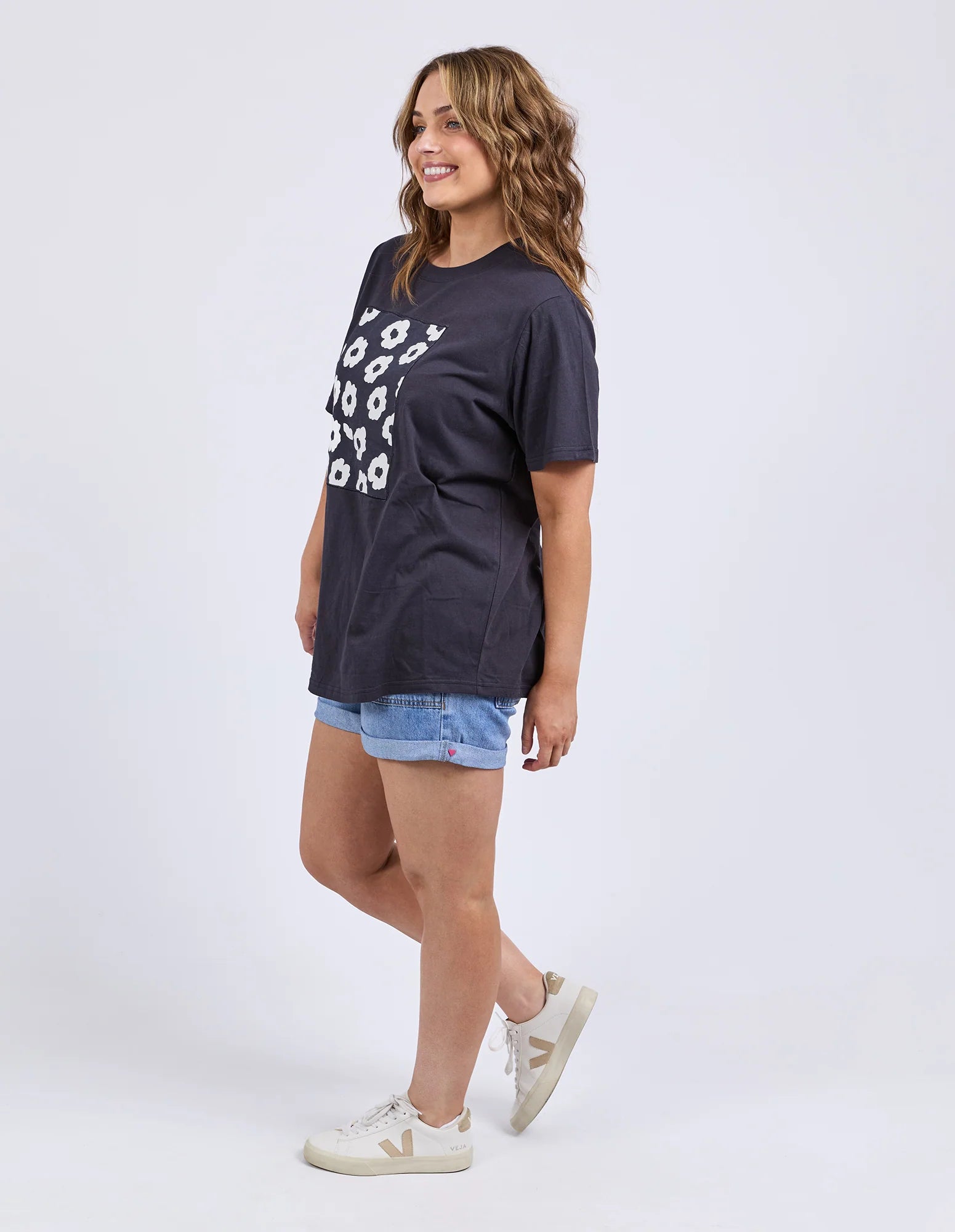 Azalea Tee - Navy