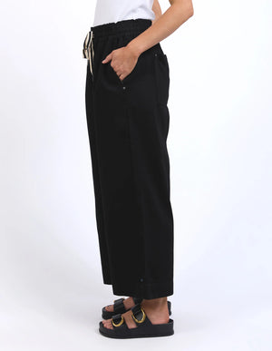 Greta Wide Leg Pant - Black