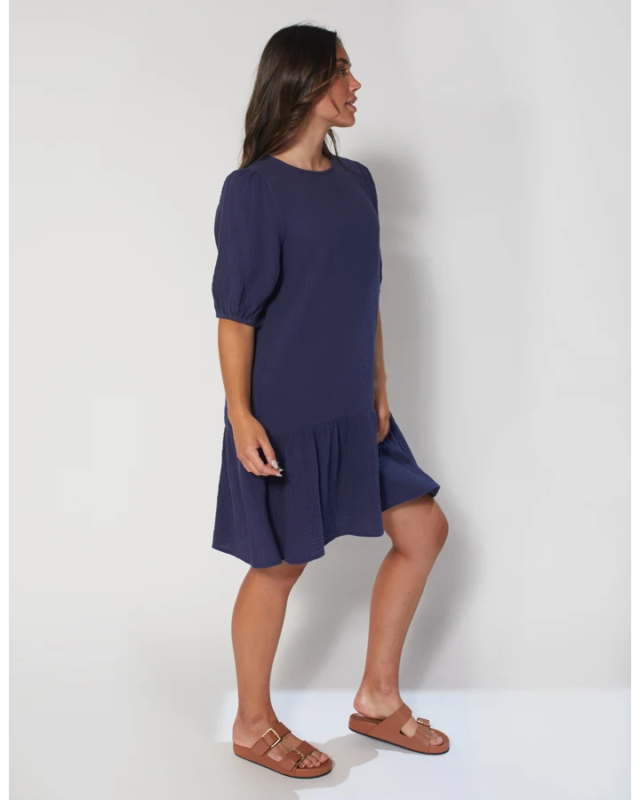 Kenneth Dress - Naval Blue