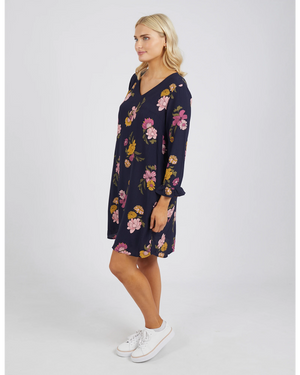 Sweet Pea Shift Dress - Navy