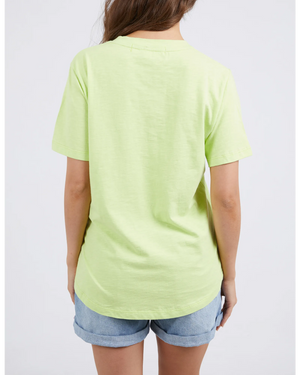 Belle Fleurs Tee - Keylime