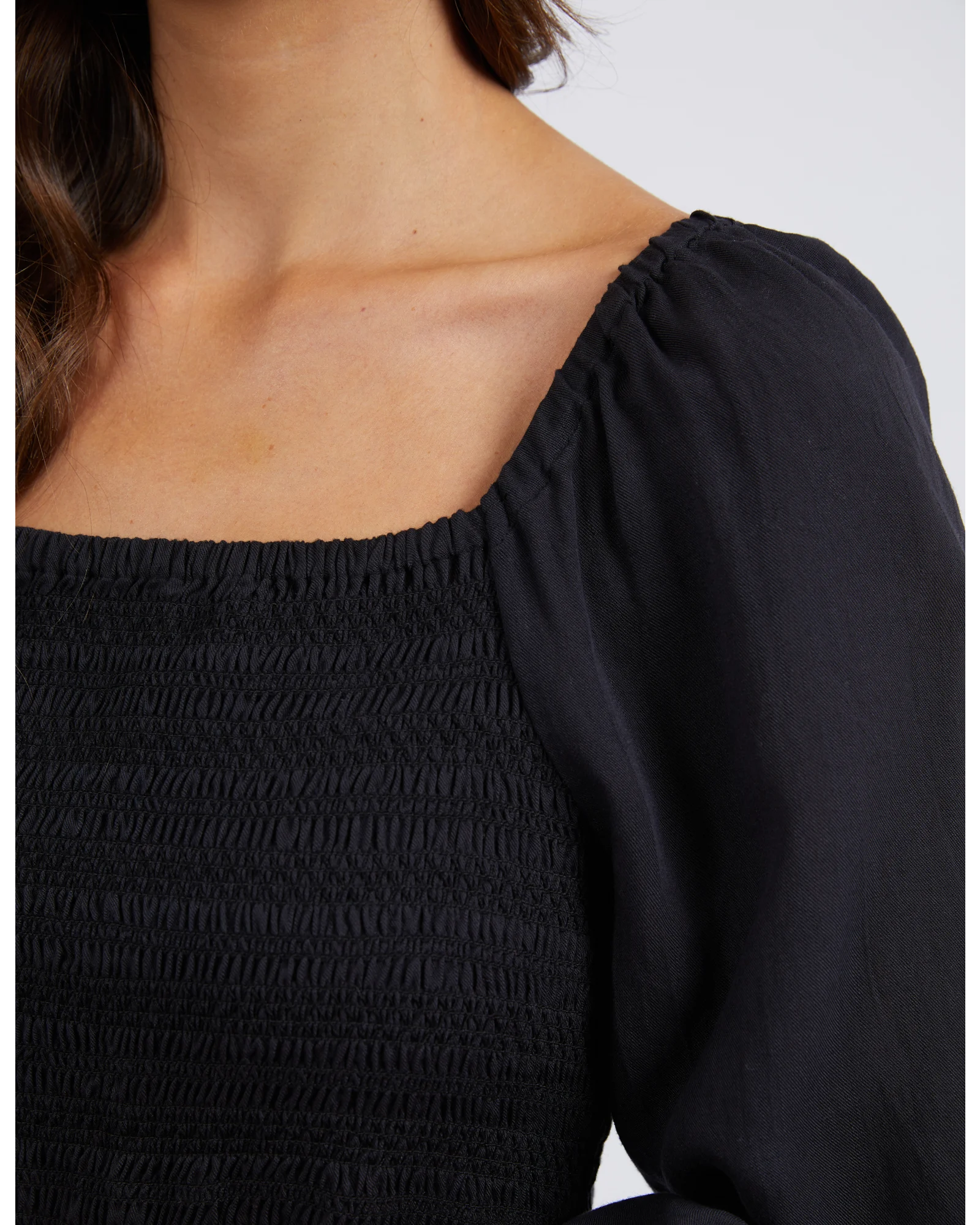 Dusk Midi Dress - Black