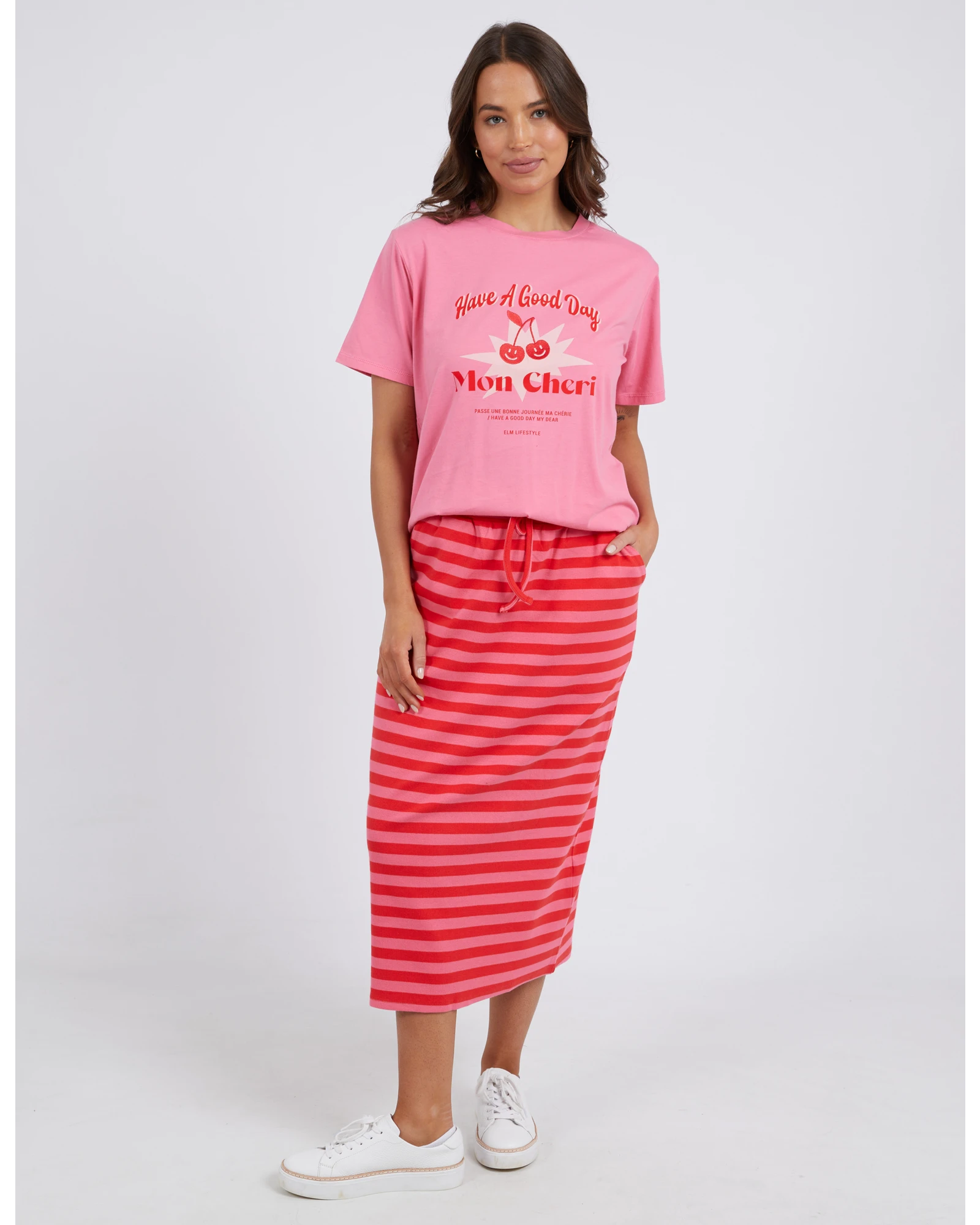 Mon Cheri Tee - Pink Lemonade