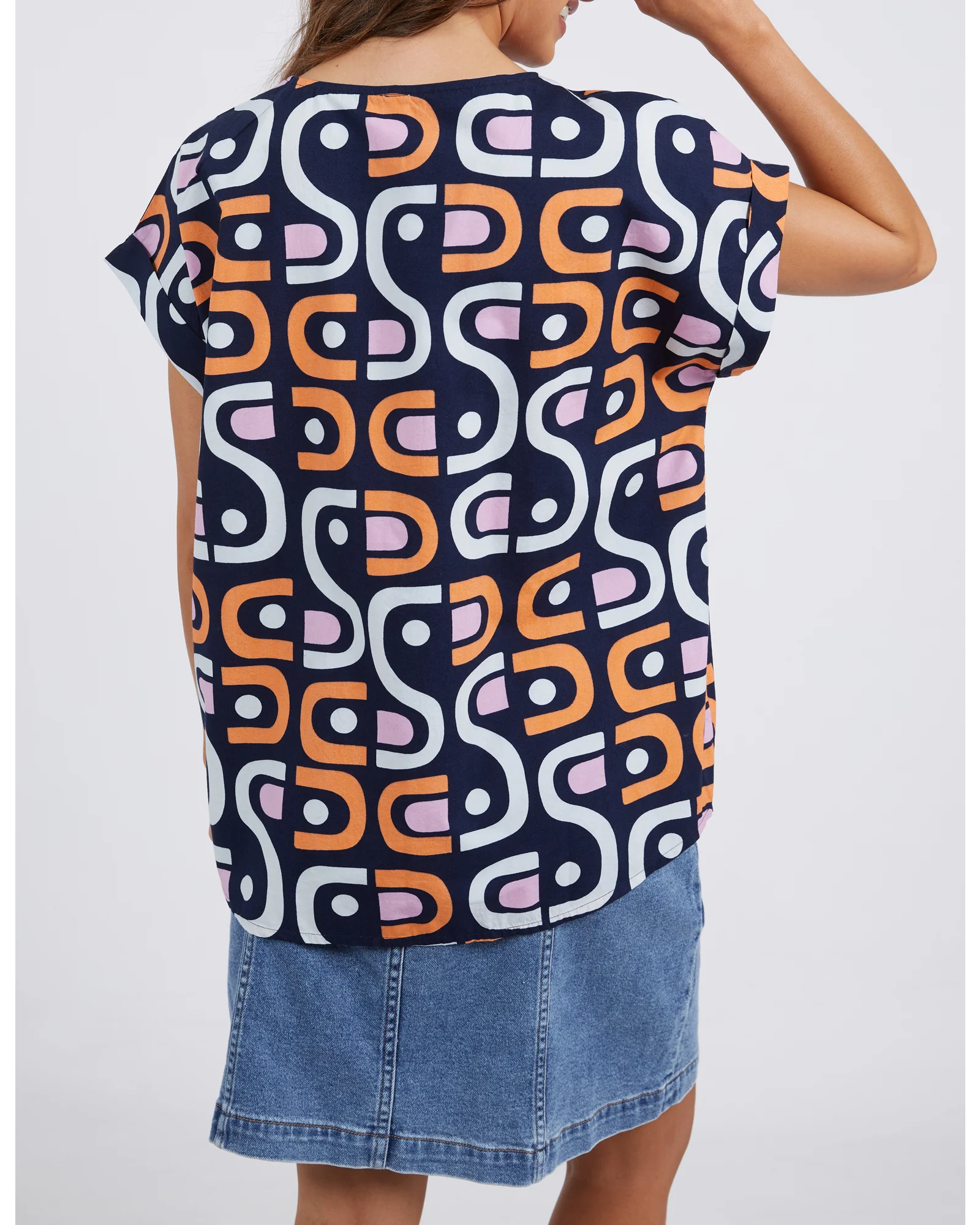 Geo Top - Navy