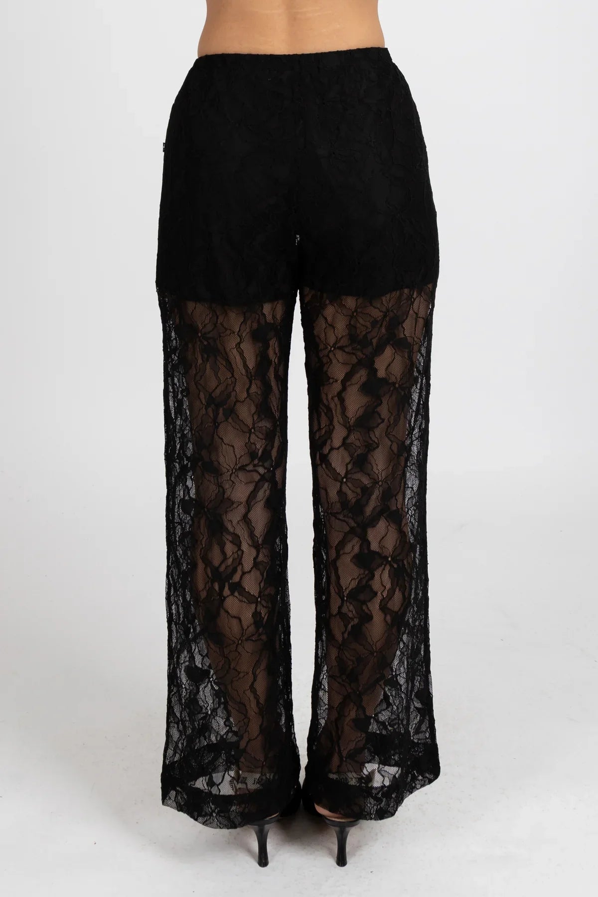 Laces Pants - Black