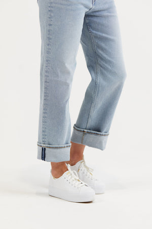 High Rise Ankle Oakley Jeans - Light Wash
