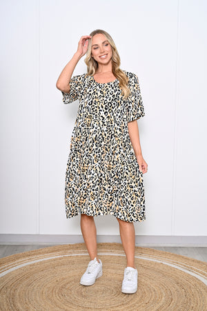 Aurora Dress - Leopard