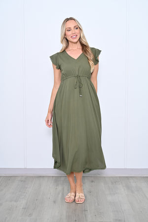 Luciana Dress - Khaki