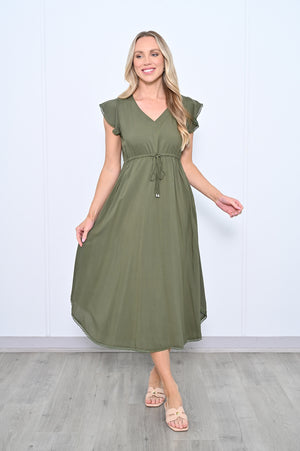 Luciana Dress - Khaki