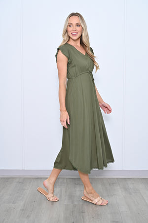 Luciana Dress - Khaki